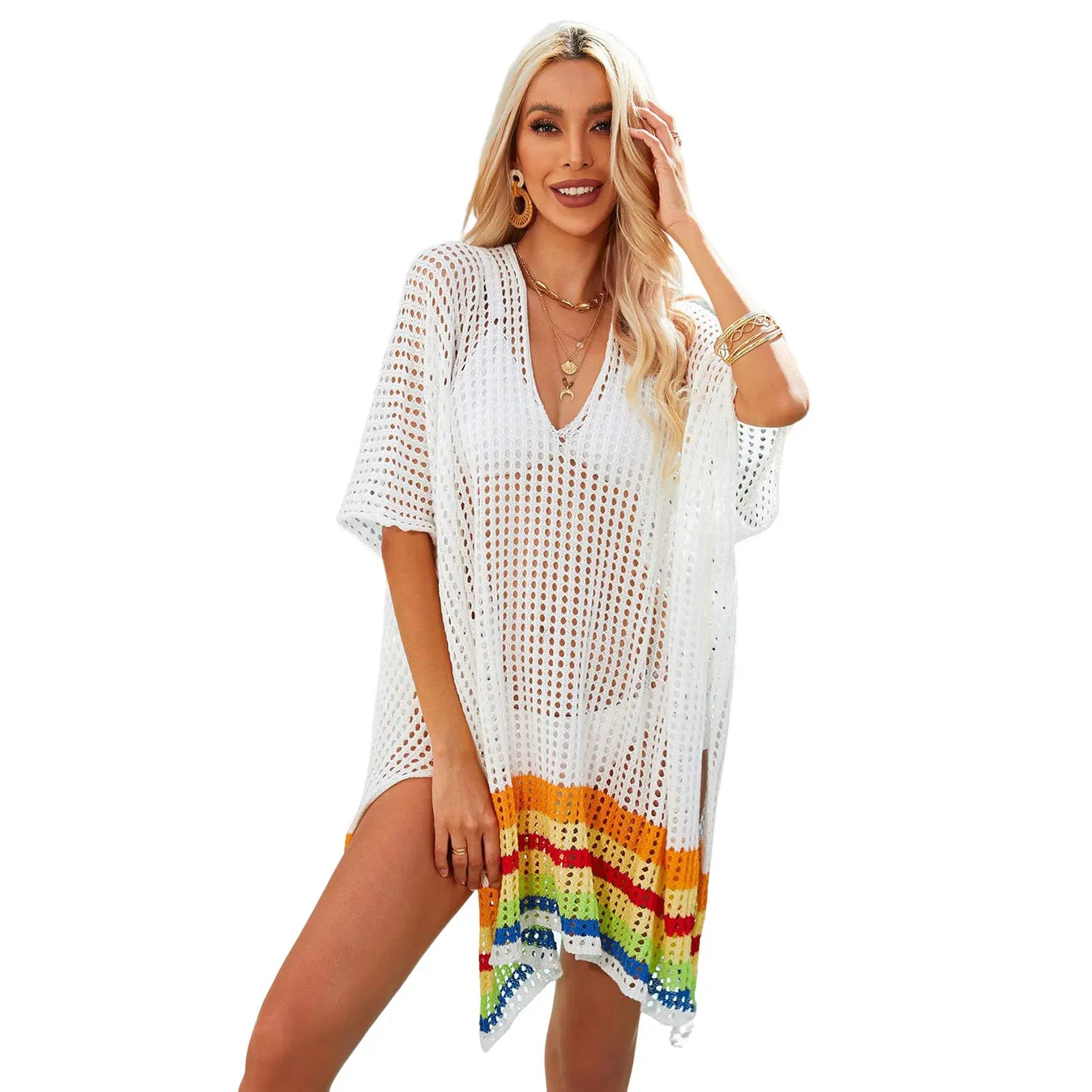 Hollow Out Crochet Bikini Cover Up