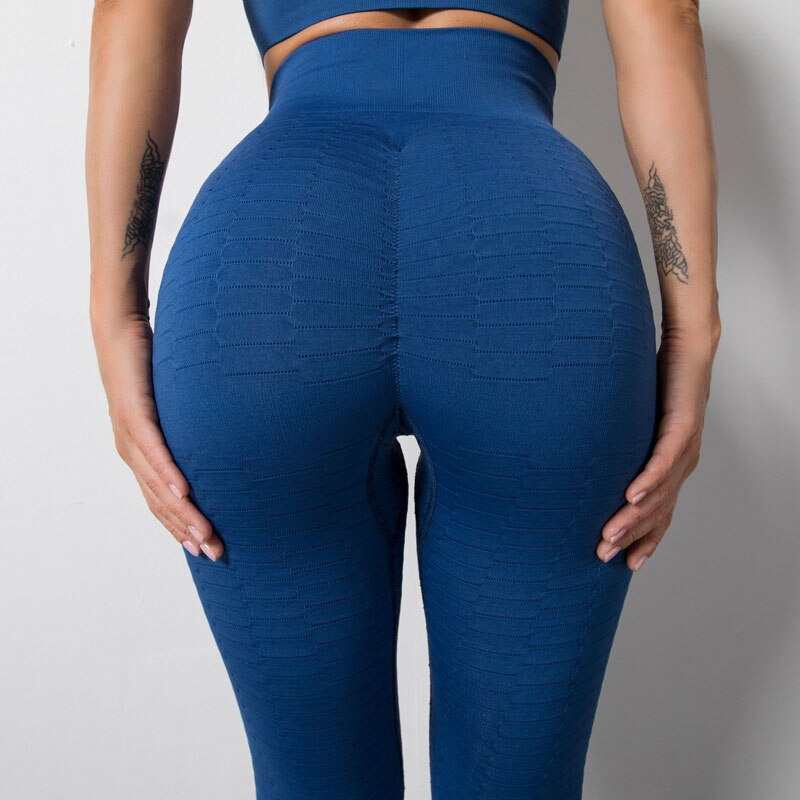 KittenAlarm - Mojoyce Yoga Pants Fitness Women Leggings Gym Clothing High Waist Push Up Seamless Leggings Running Workout Solid Pants