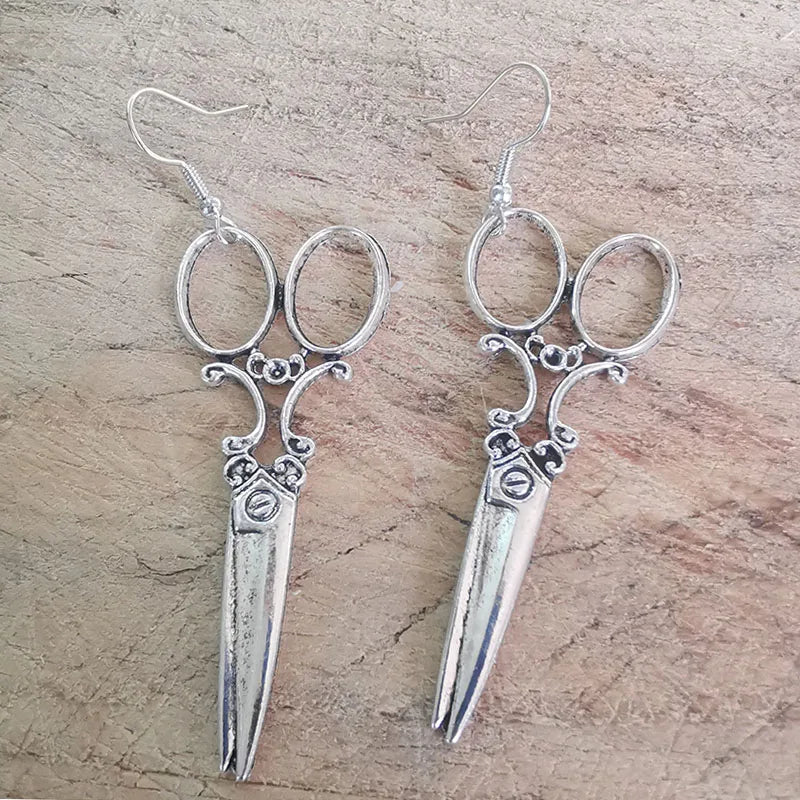 Antique Fairy Wings Grunge Dangling Earring