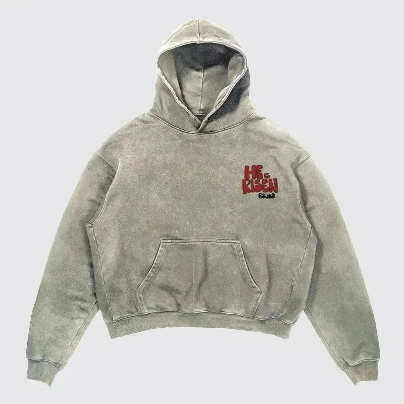 Harajuku Graphic Pullover Hoodie