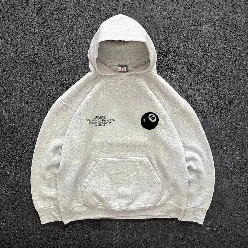 Graphic Print Oversized Hoodie 2