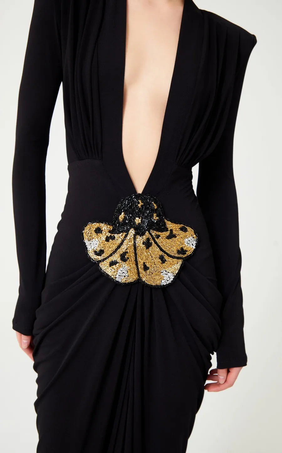 Embellished Strapless Bodycon Mini Dress - View 9