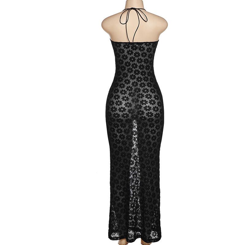 Riverside Mesh Daisy Printed Maxi Dress - View 5