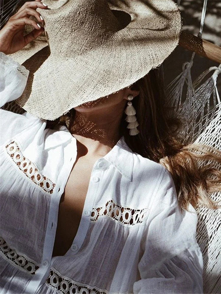 Single Breasted Bikini Cover Up