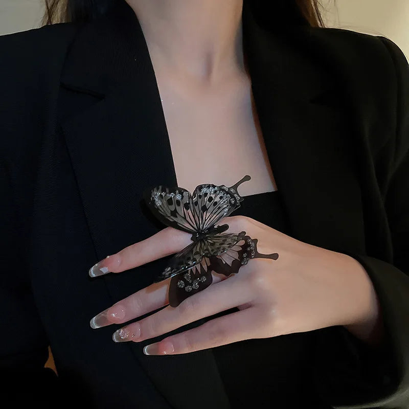 Big Butterfly Medieval Ring