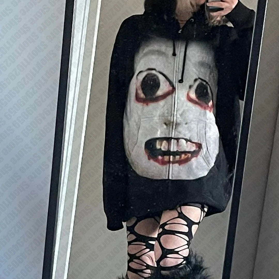 Dark Pair Vintage Zip Hoodie