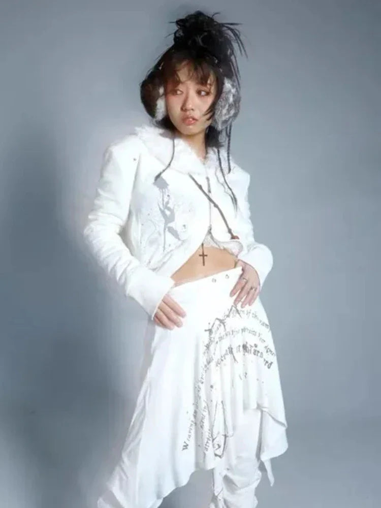 Vintage Print Retro Harajuku Skirt