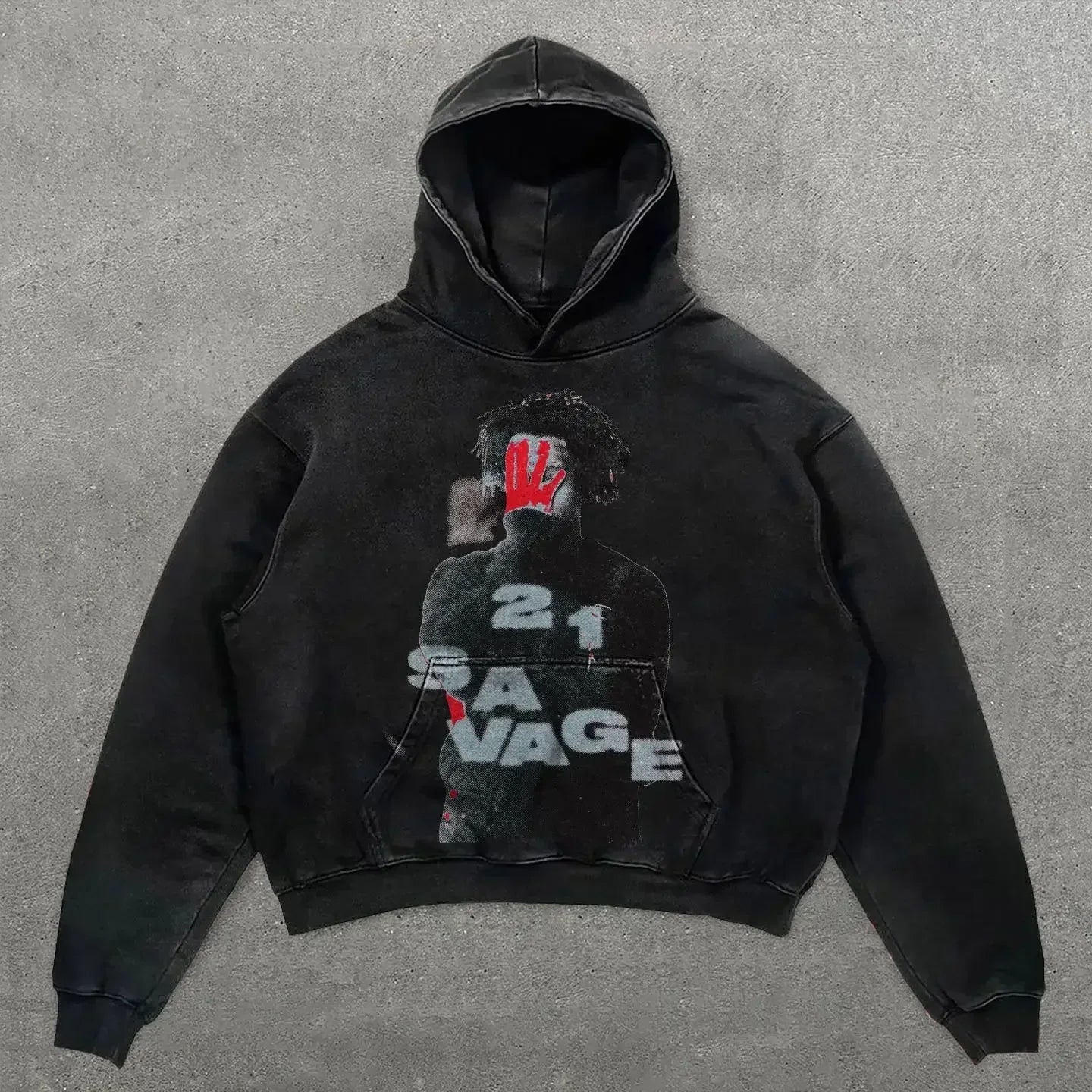 Dark Fashion Design Huge Hoodie