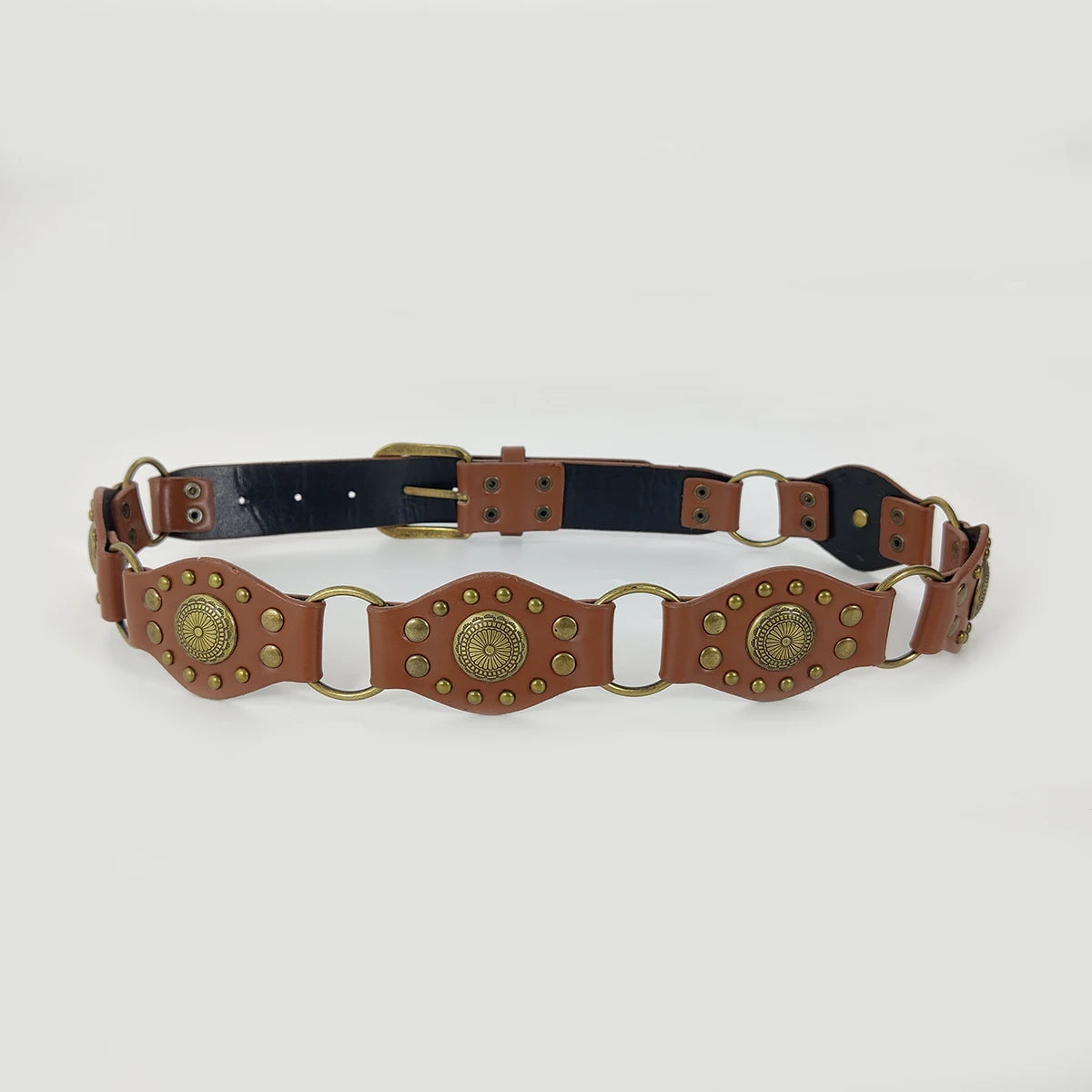 Rebellious Dark Metal Antique Corset Belt - Fashionpara