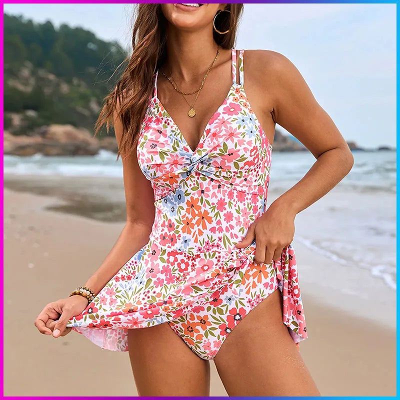 Tummy Control Halter One Piece Set