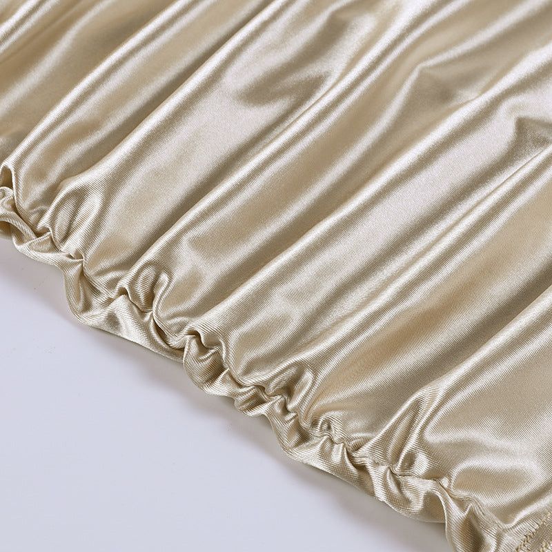 Margarita Ruched Diamond Strap Corset Dress