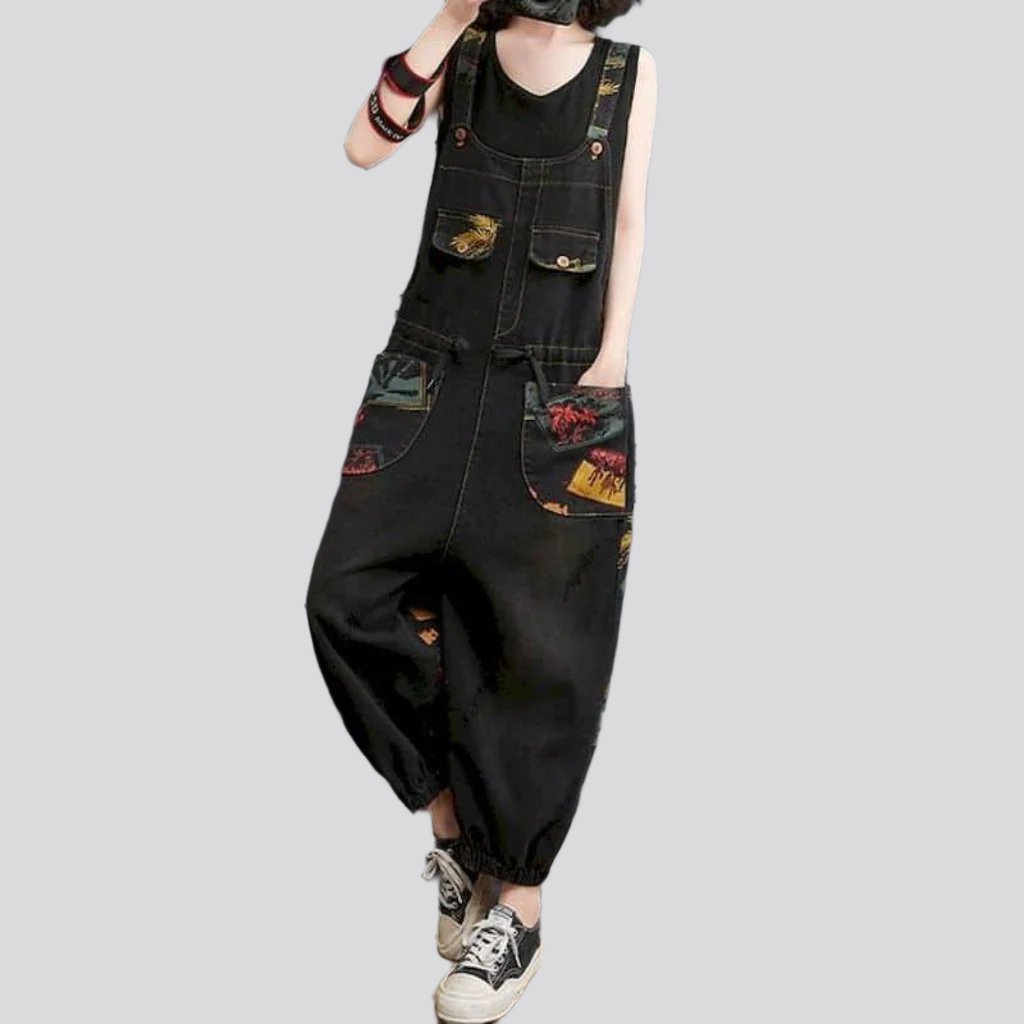Y2k baggy women's jeans jumpsuit - Fashionpara