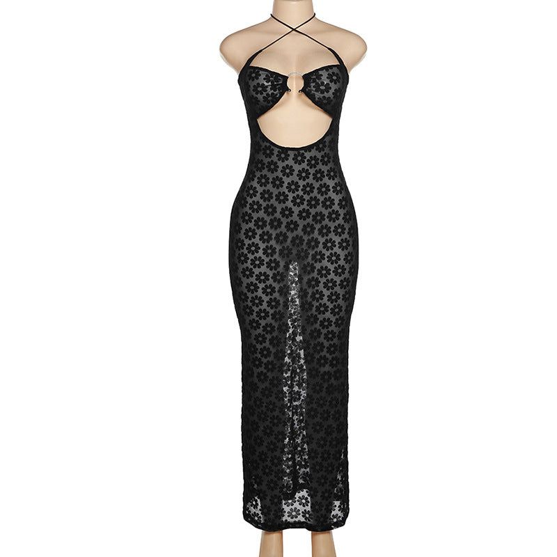 Riverside Mesh Daisy Printed Maxi Dress - View 4