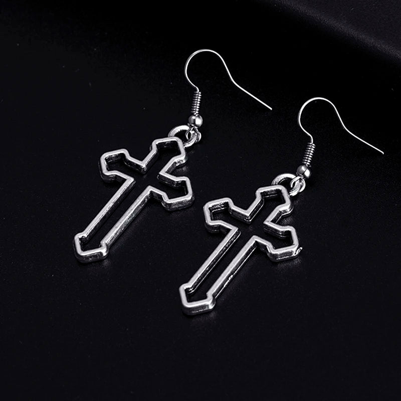 Antique Fairy Wings Grunge Dangling Earring