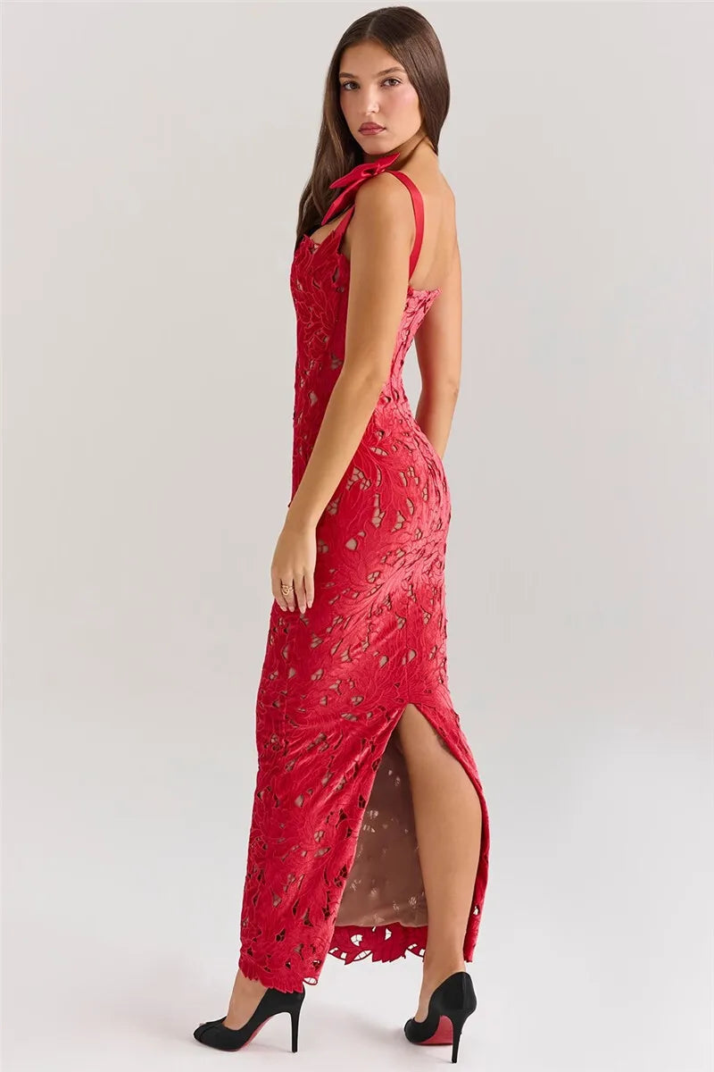 Sequin Cowl Neck Long Sleeve Bodycon Midi Dress - View 11