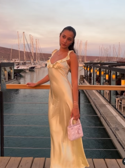 Elegant Sheath Straps Floor-length Satin Long Yellow Evening Dress Prom Dresses SD2049