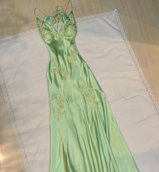 Pretty Mermaid Spaghetti Straps Backless Long Party Dresses Prom Dresses SD2714