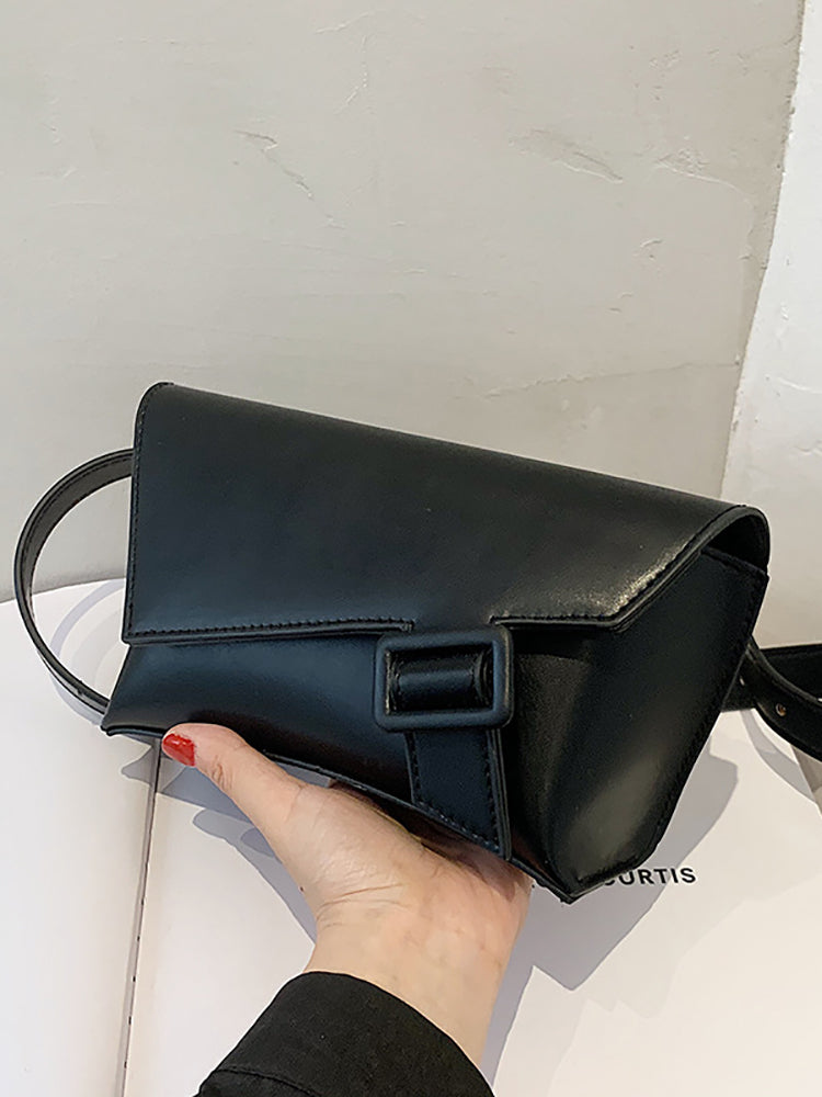 Retro Solid Color Leather Bags