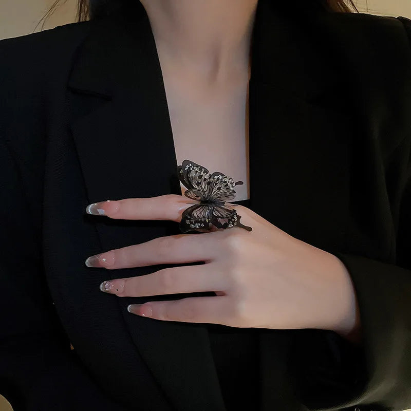Big Butterfly Medieval Ring