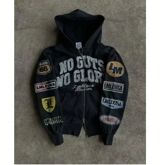 Dark Star Patch Huge Hoodie