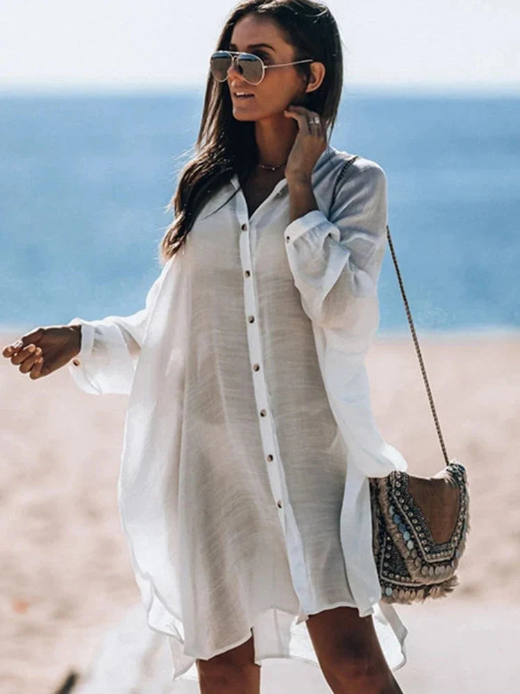 See Through Bikini Beach Cover Up