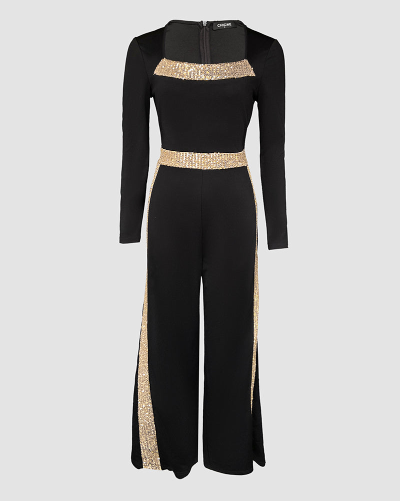 Mesh Deep V-Neck Long Sleeve High Split Midi Dress - View 7