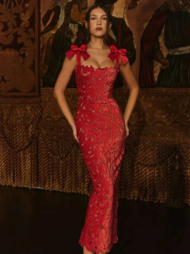 Sequin Cowl Neck Long Sleeve Bodycon Midi Dress - View 3