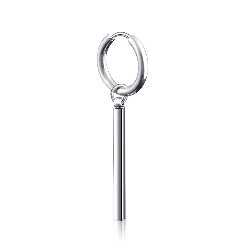 Genderless Punk Cross Fringe Chain Clip Earring