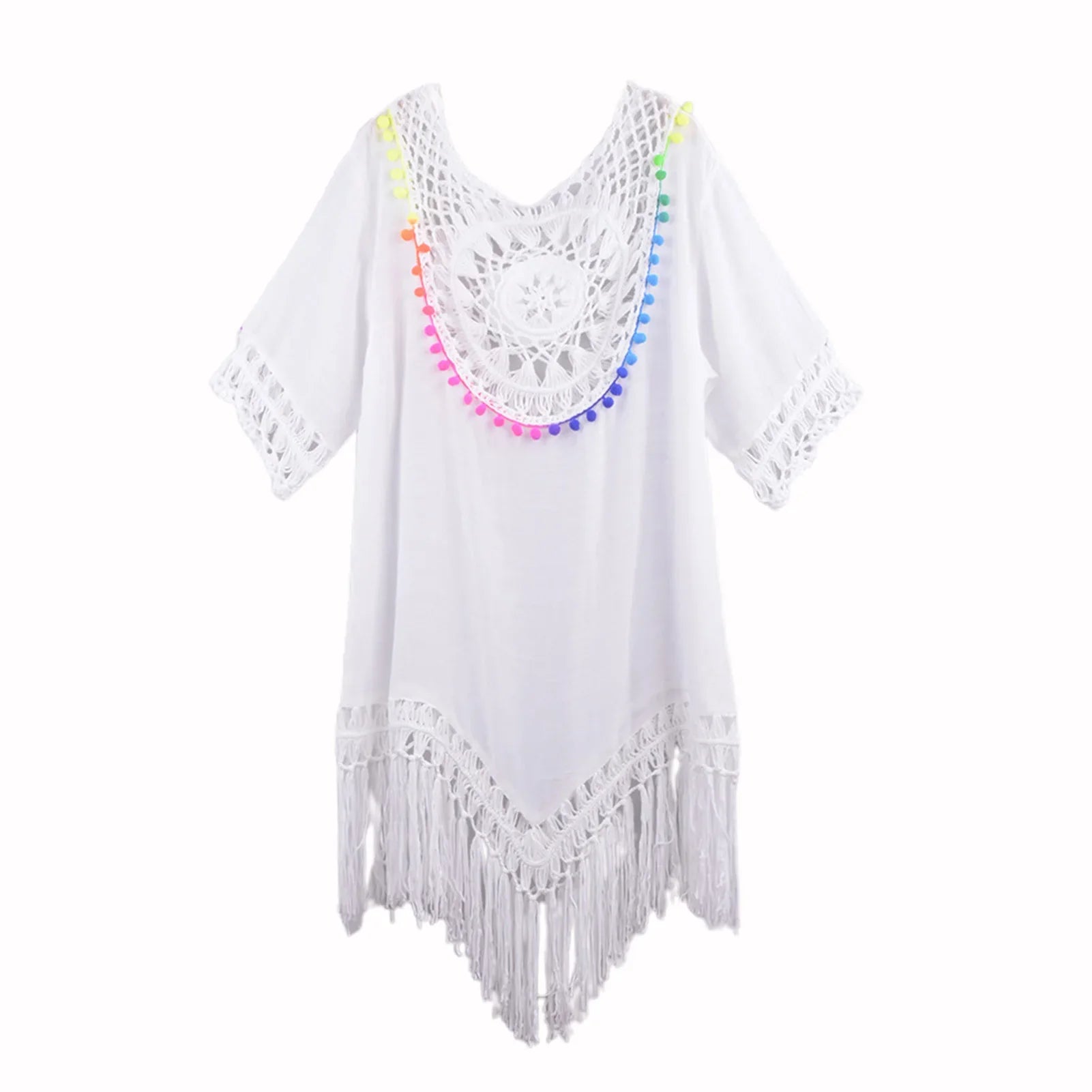 Hollow Out Crochet Bikini Cover Up