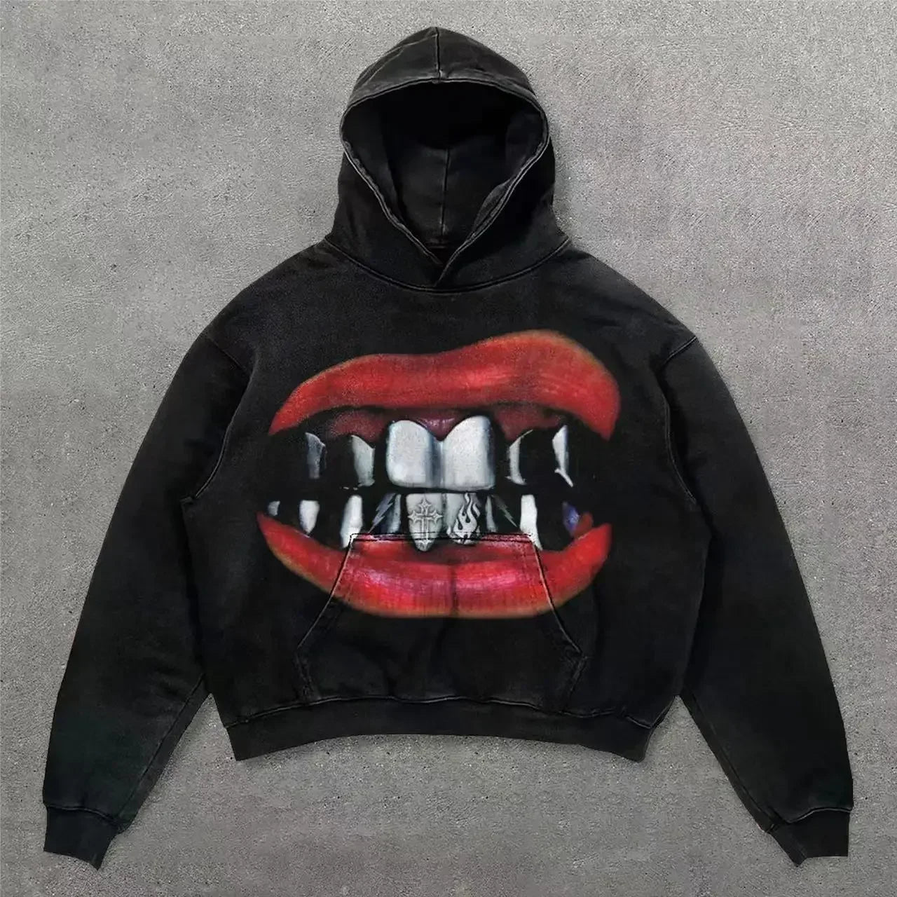 Y2K Mysterious Rap Urban Hoodie