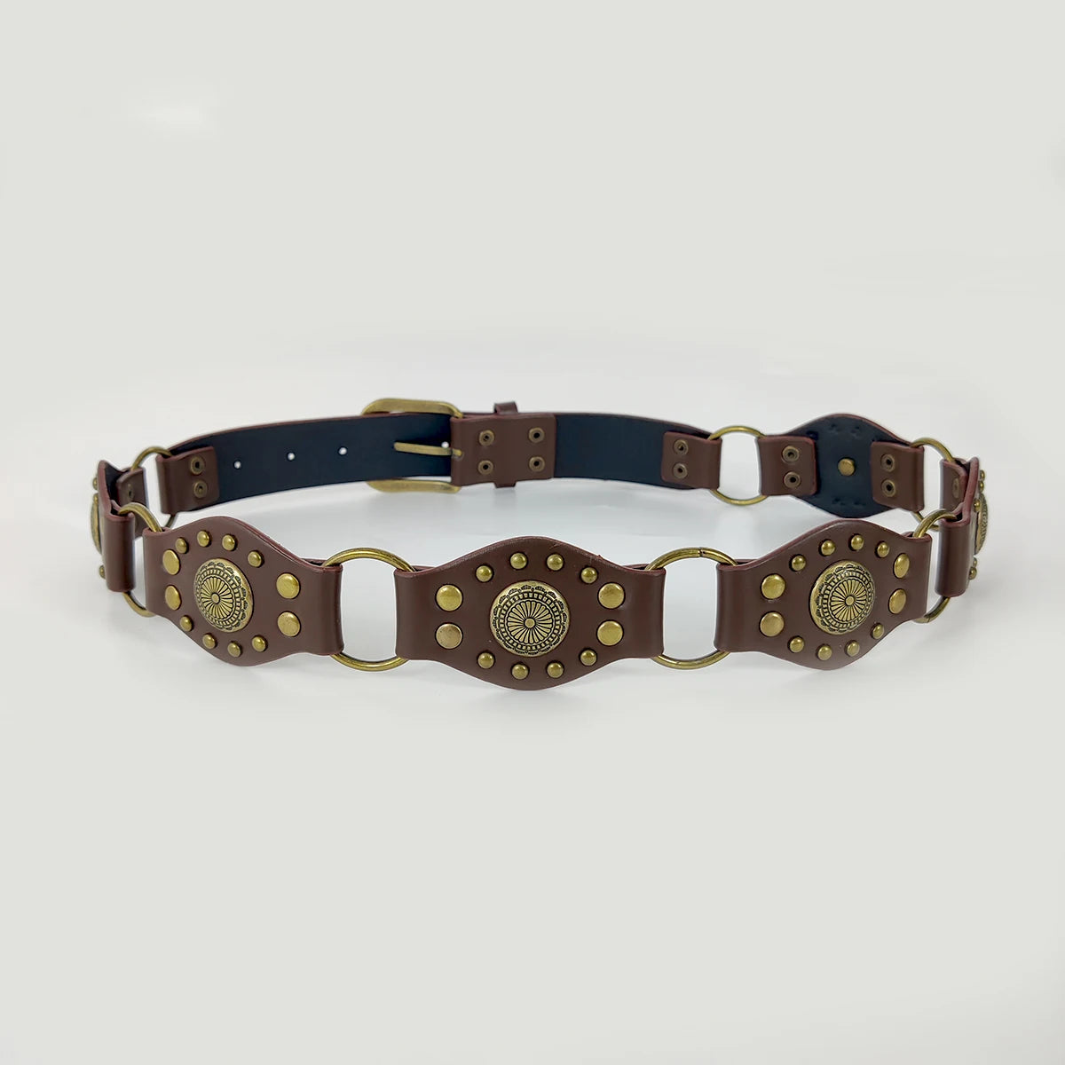 Rebellious Dark Metal Antique Corset Belt - Fashionpara