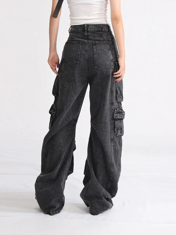 KittenAlarm - Alaya Pocket Detail Cargo Pants