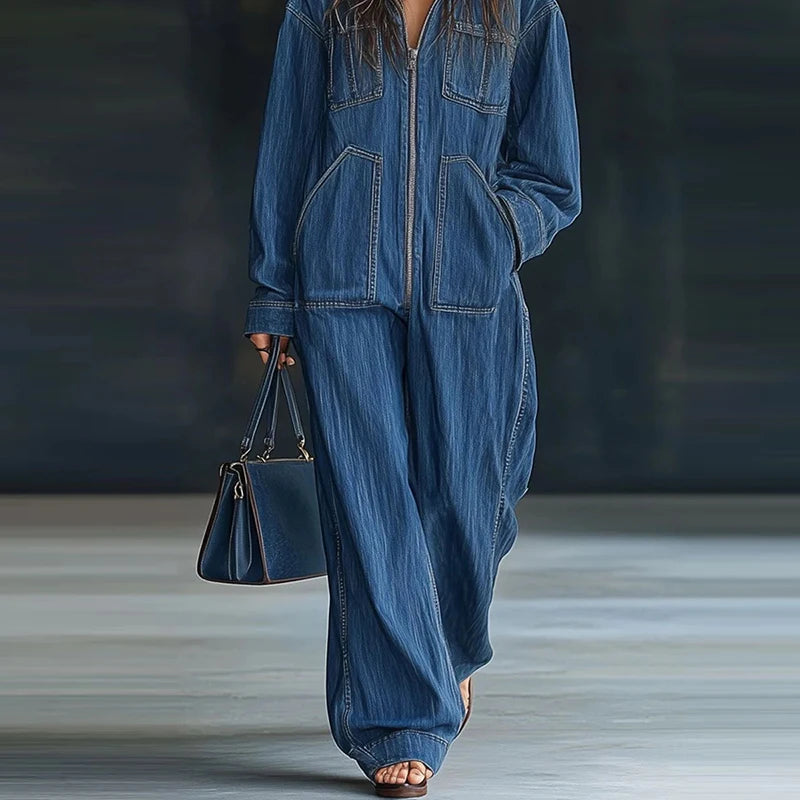 Elegant Long Sleeve Pullover and Pant Set for Women