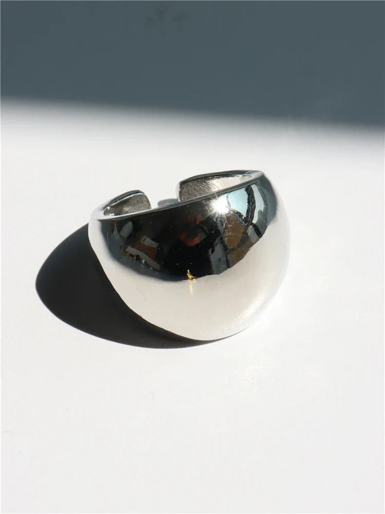 Geometric Gothic Titanium Strong Ring