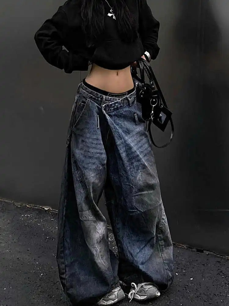 Antique Gothic Tall Waist Baggy Pant