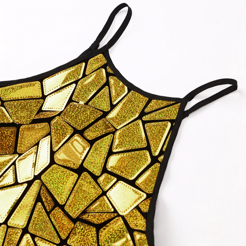 Hello Gorgeous Cut Glass Mirror Mini Dress