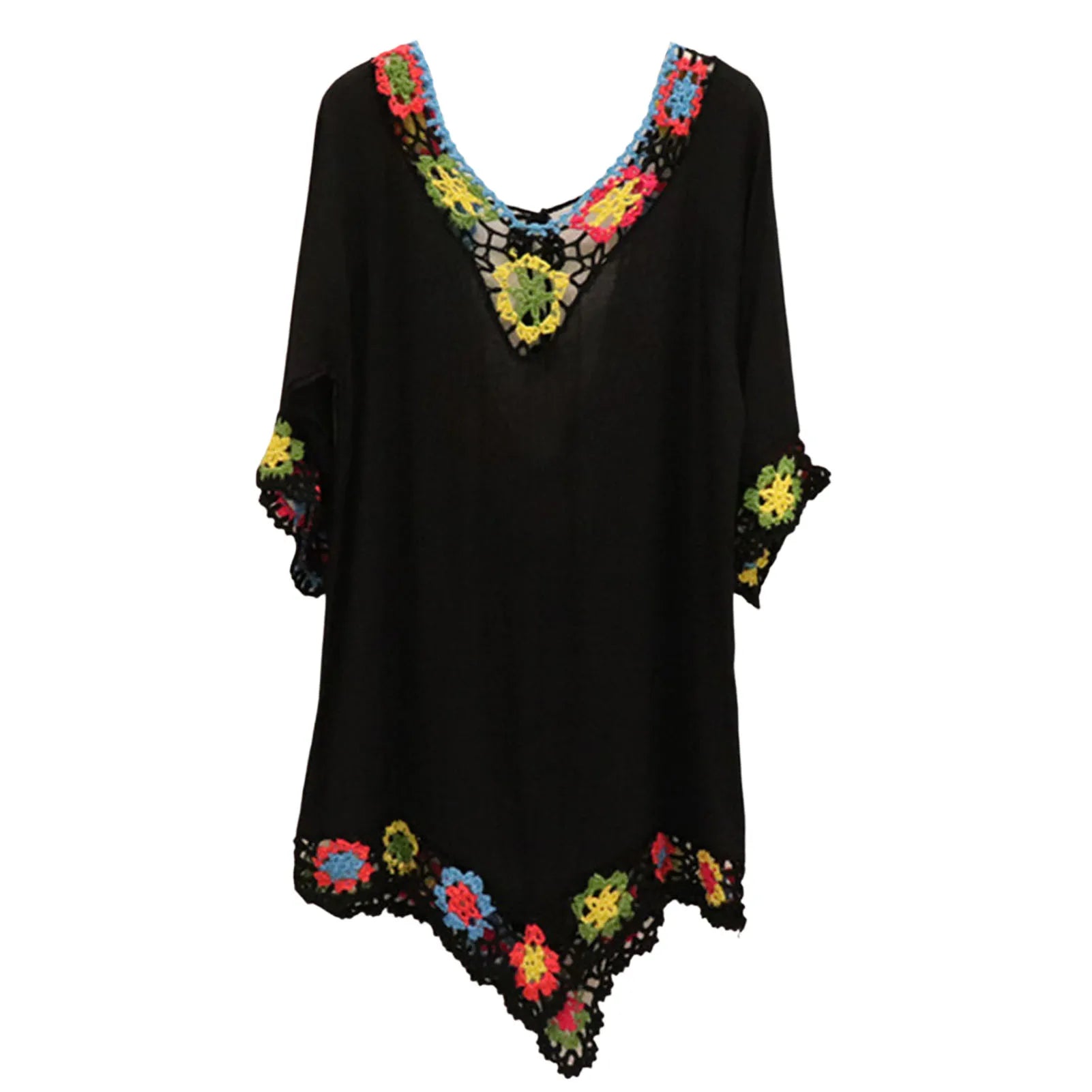 Hollow Out Crochet Bikini Cover Up