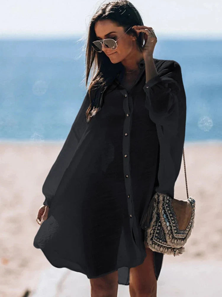 See Through Bikini Beach Cover Up