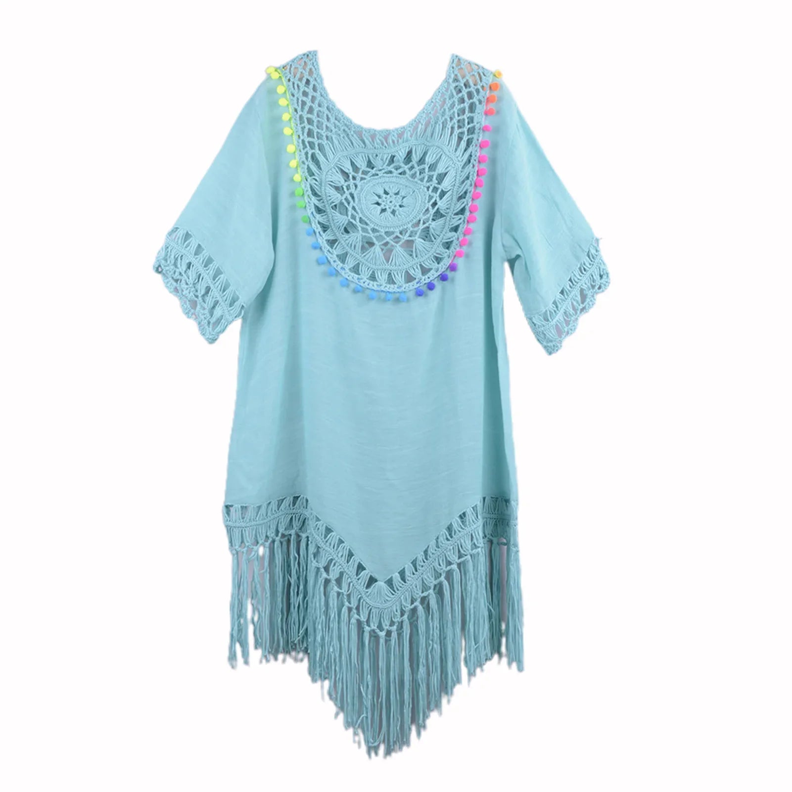 Hollow Out Crochet Bikini Cover Up