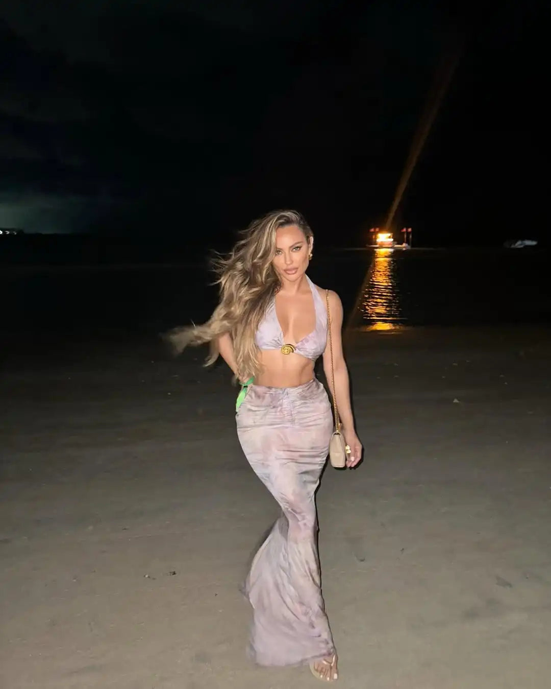 Halter Skirt Thong Sexy Three Piece Swim Sets - Fashionpara