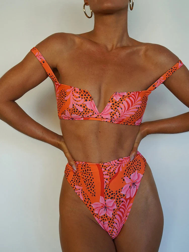 Reversible Triangle Bikini Set - Fashionpara