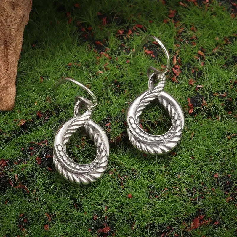 Dark Black Skull Awl Rock Declaration Earring