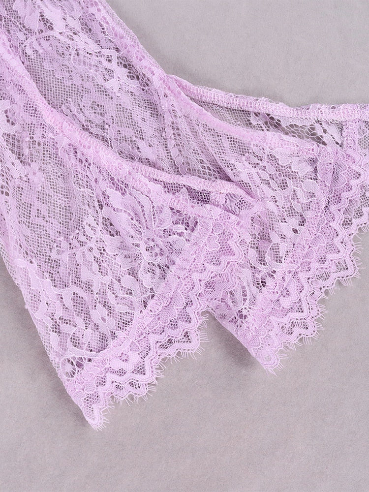 Lillian Lace Corset Long Sleeve Top - Fashionpara