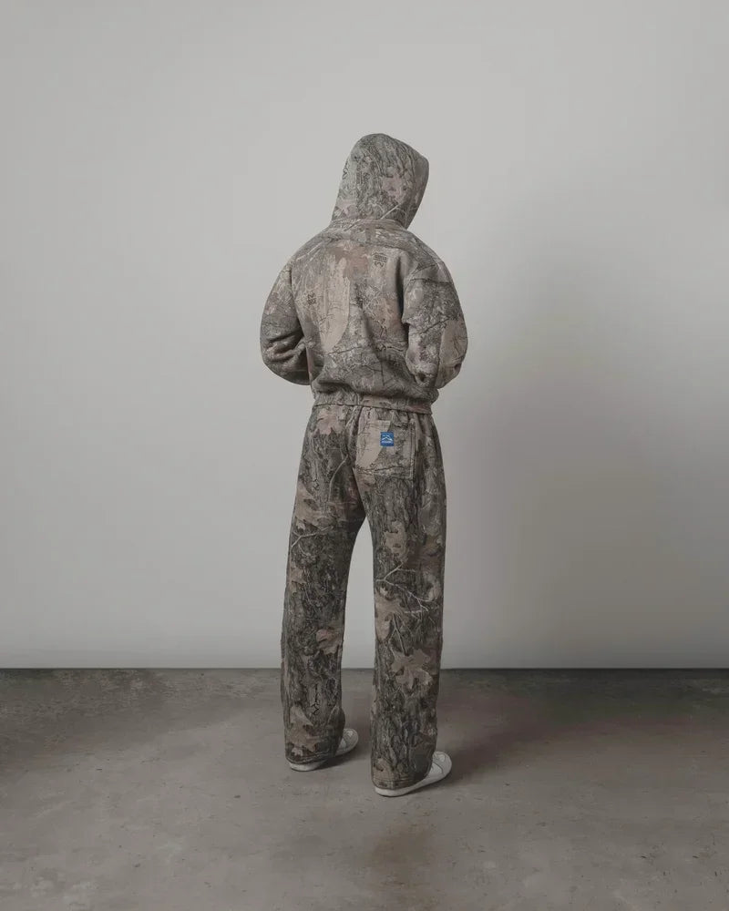 Camouflage Mysterious Printed Sweat Pant
