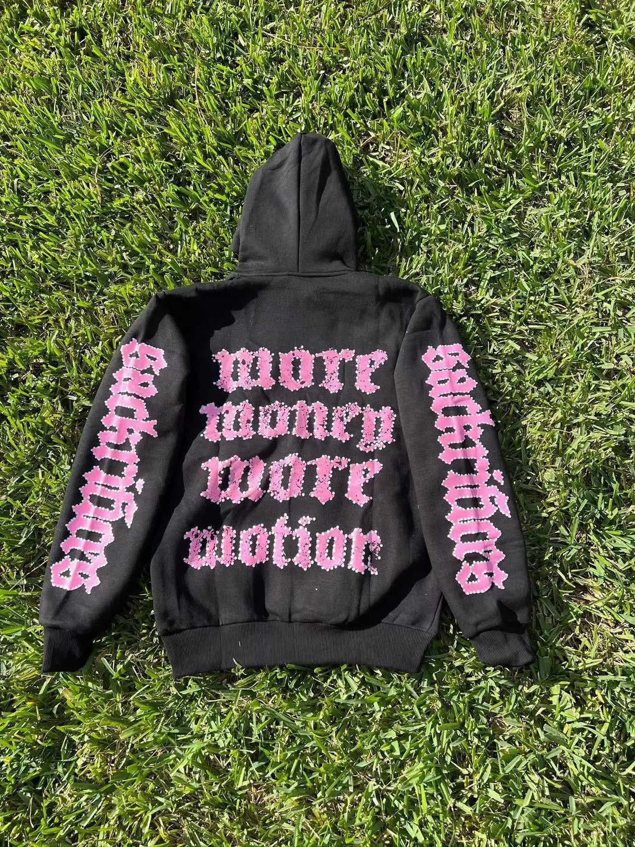 Dark Skulls Print Rebel Hoodie