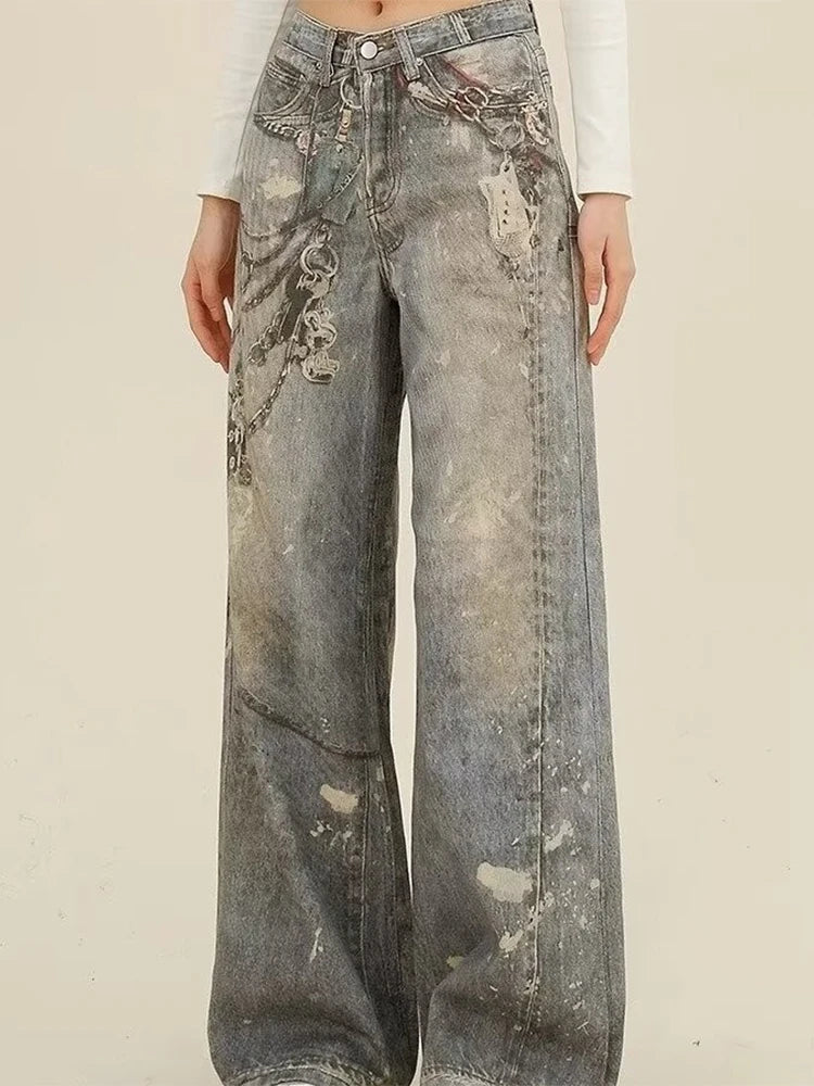 Azure Gothic Baggy Oversize Harajuku Pant
