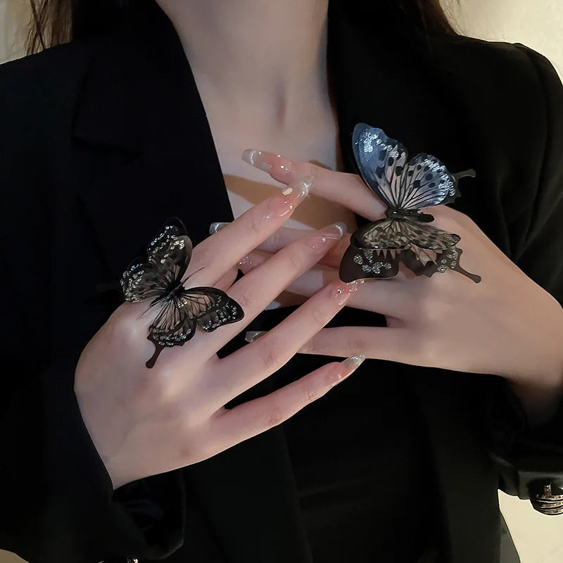 Big Butterfly Medieval Ring