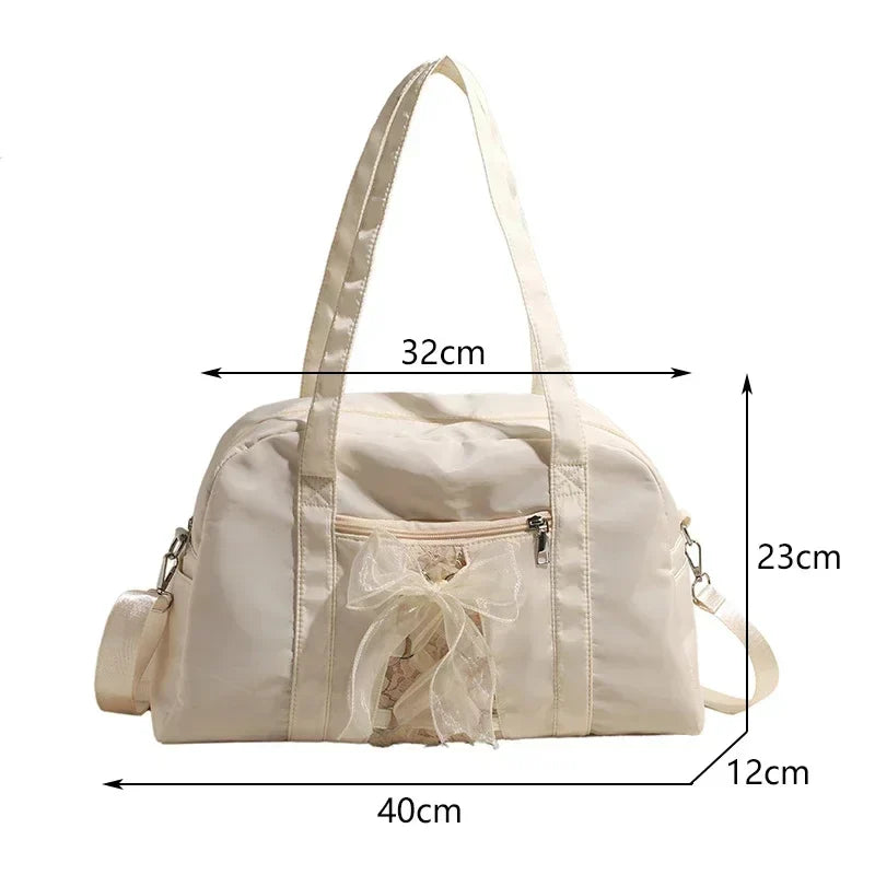 Nylon Sewing Thread Crossbody Shoulder Bag