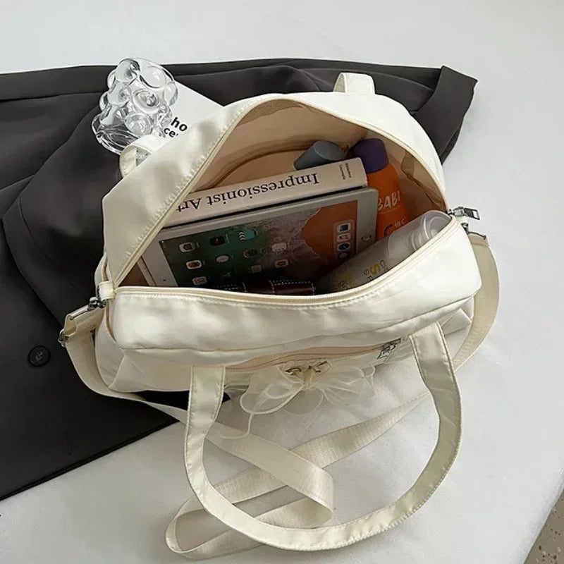 Nylon Sewing Thread Crossbody Shoulder Bag