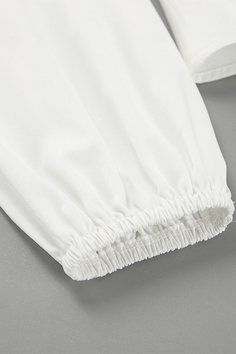 Sexy Buttons Off Shoulder Blouses